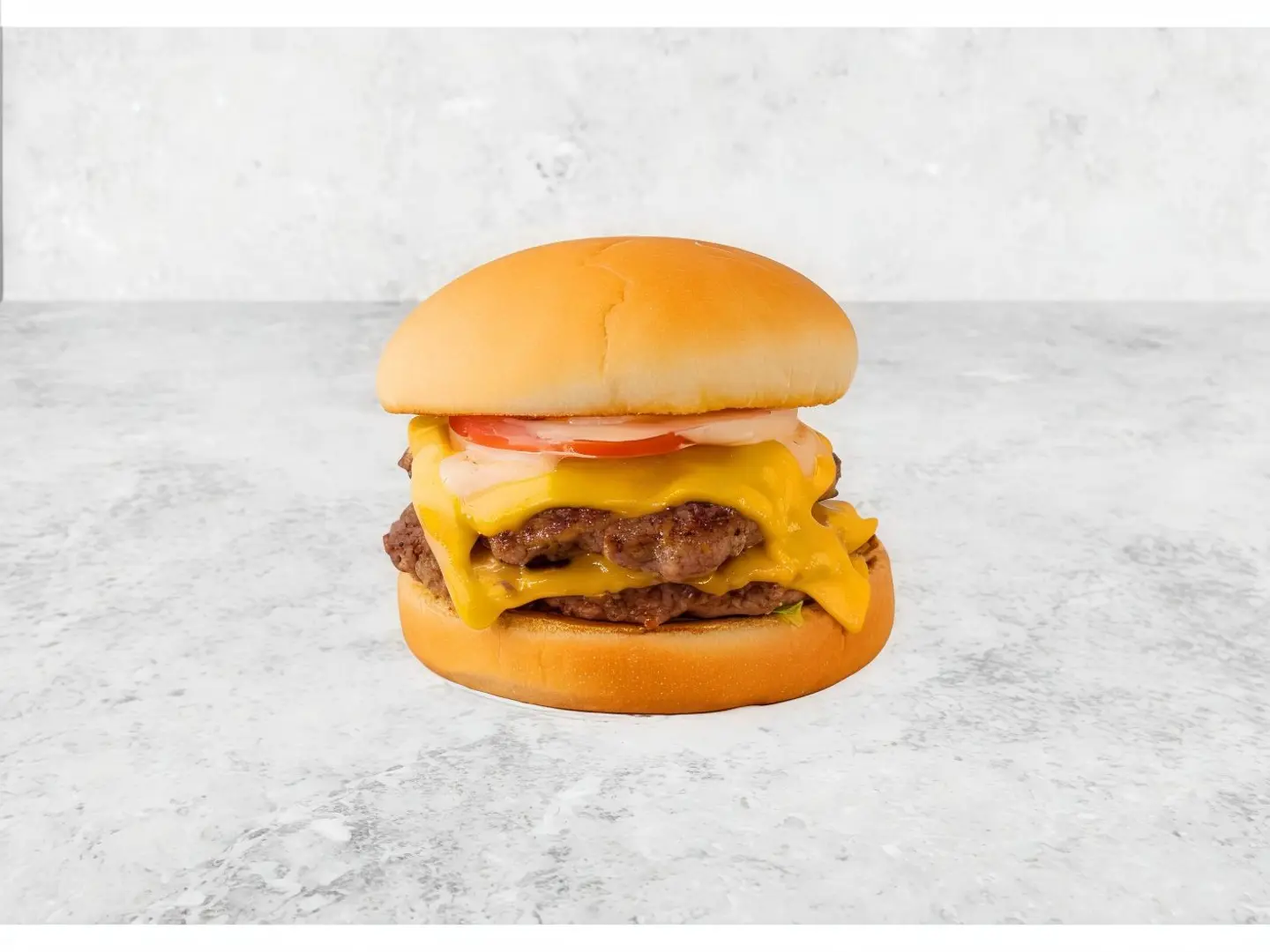 Double Beef Burger Sandwich