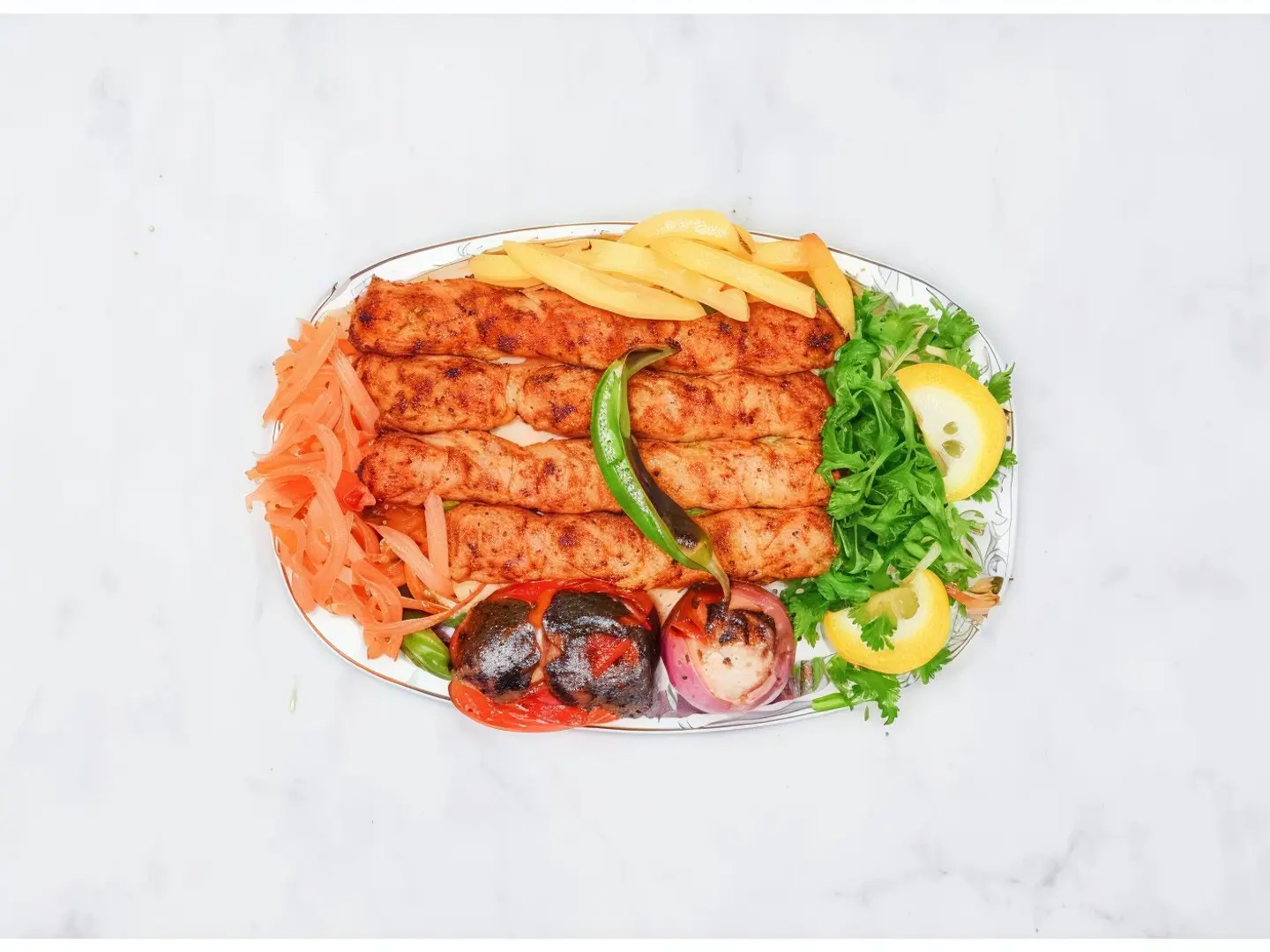 كباب دجاج لشخص واحد