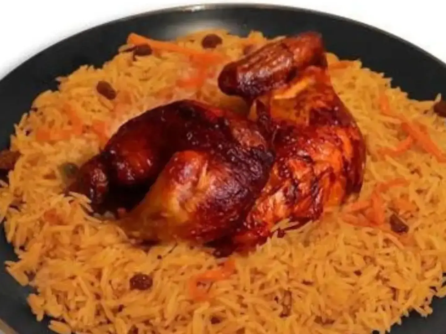 Grilled Chicken Portion With White Rice