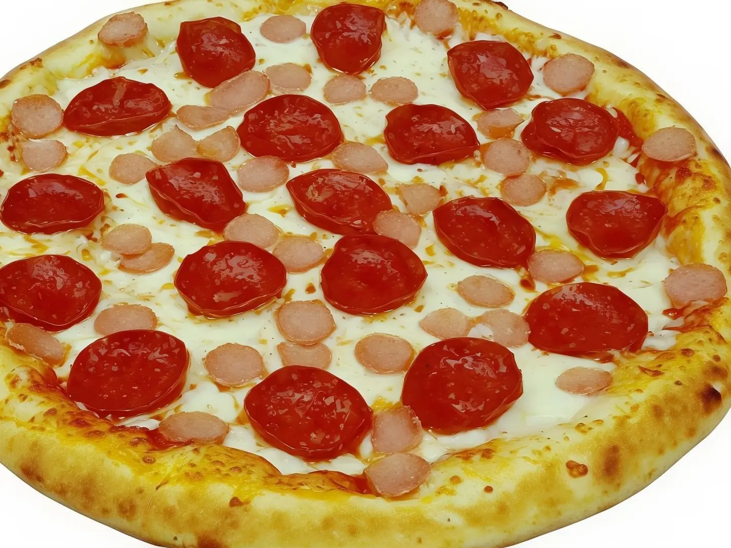 Pepperoni Pizza With Sausage