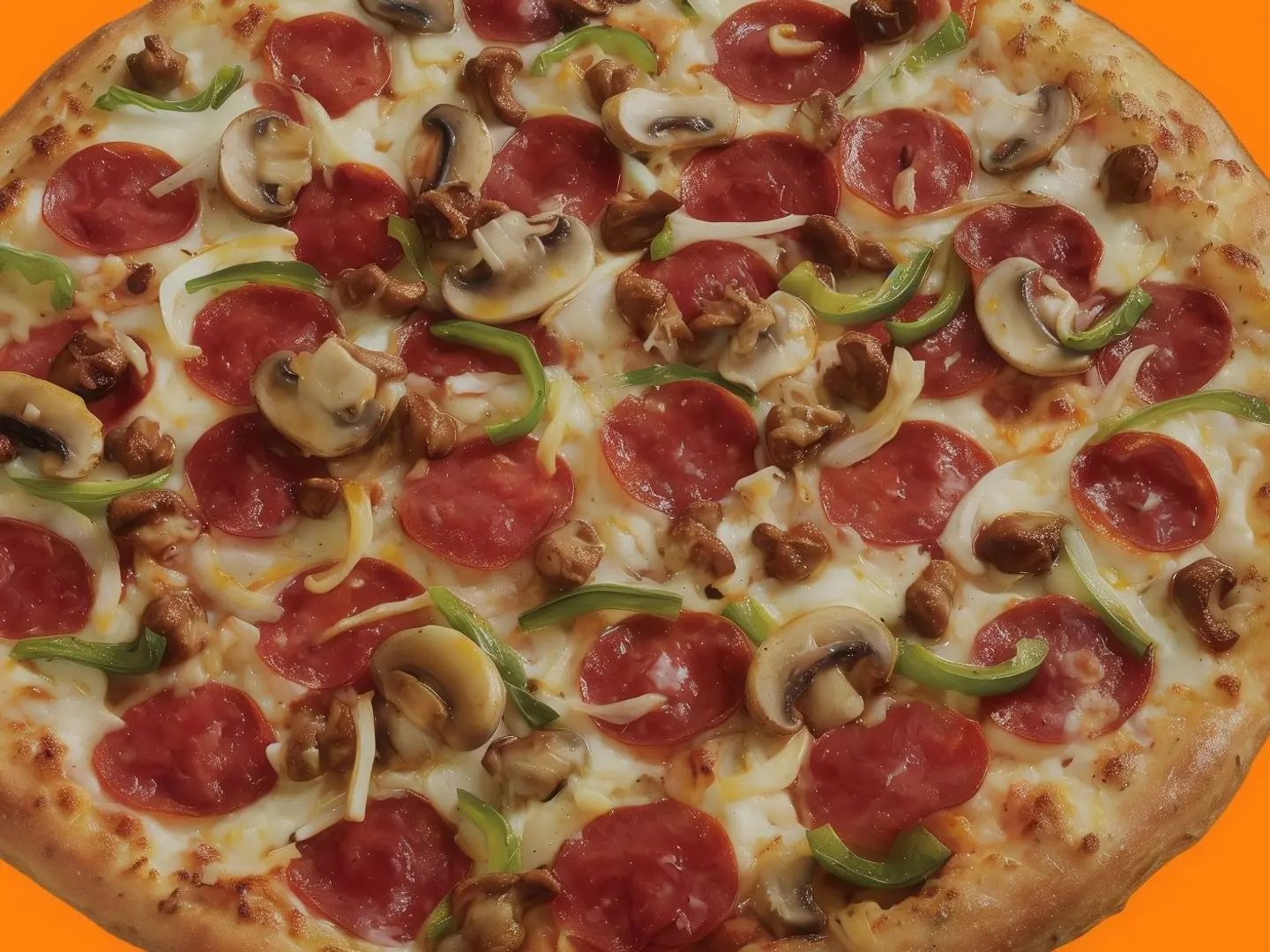 Sausage Pizza With Mushrooms