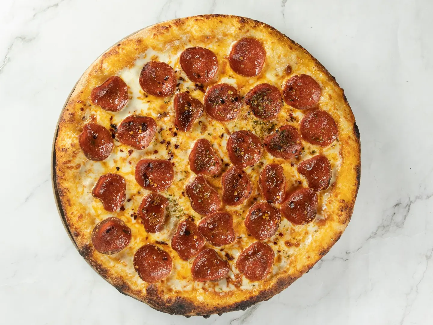 Meat And Pepperoni Pizza