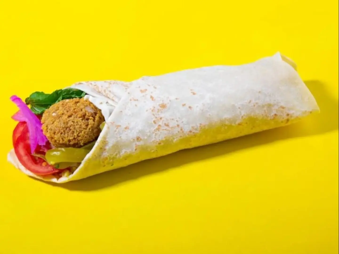Fried Egg Falafel Sandwich