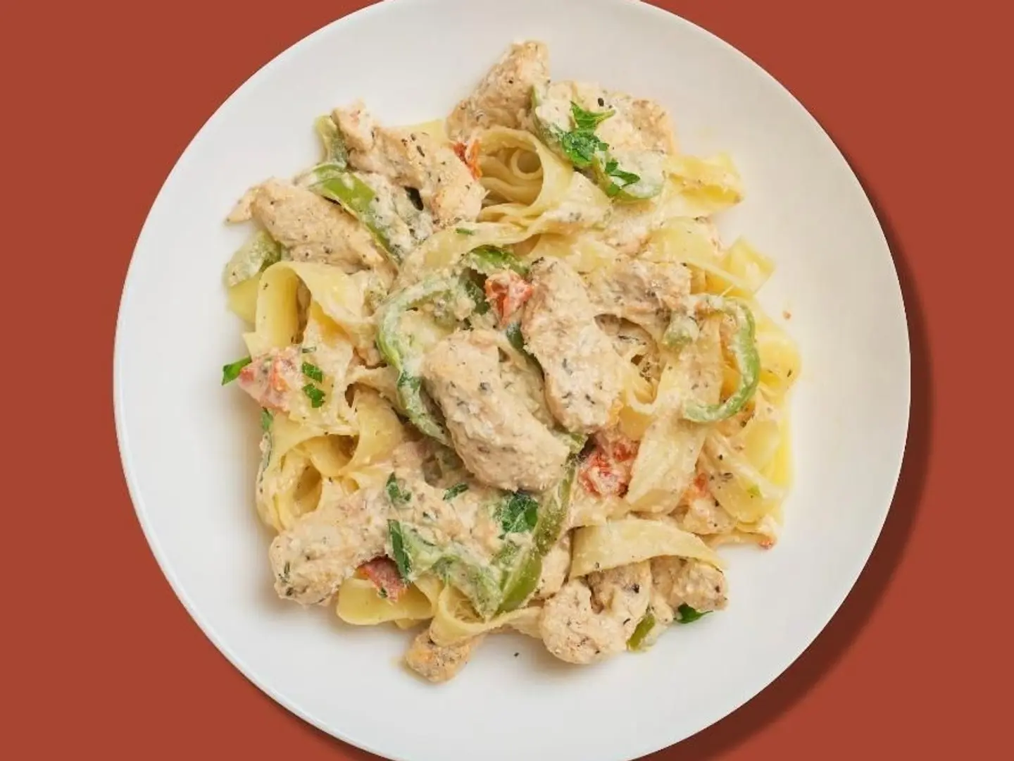 Chicken Pasta With White Sauce