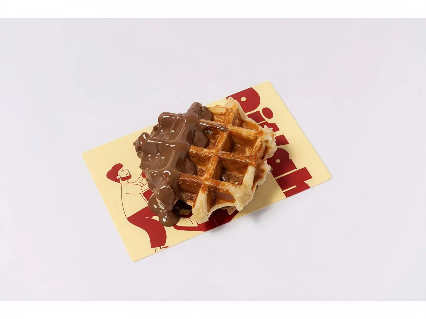 Belgian Waffle Box Pieces