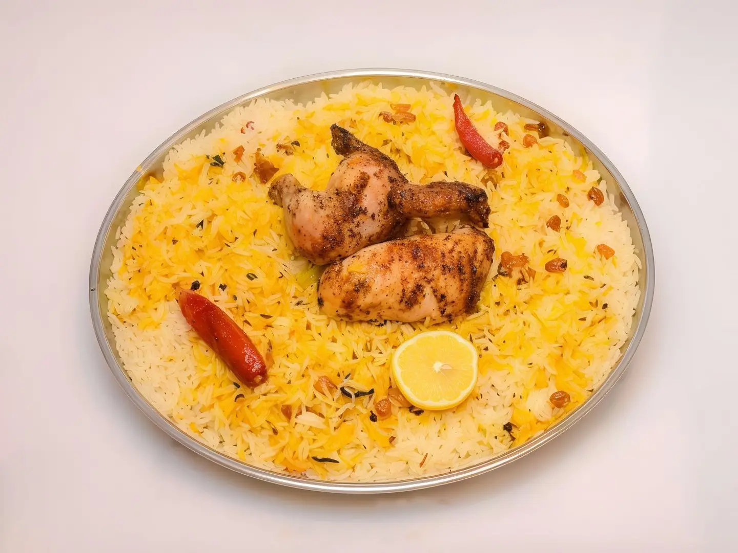 Half Chicken Shawaya With Local Rice