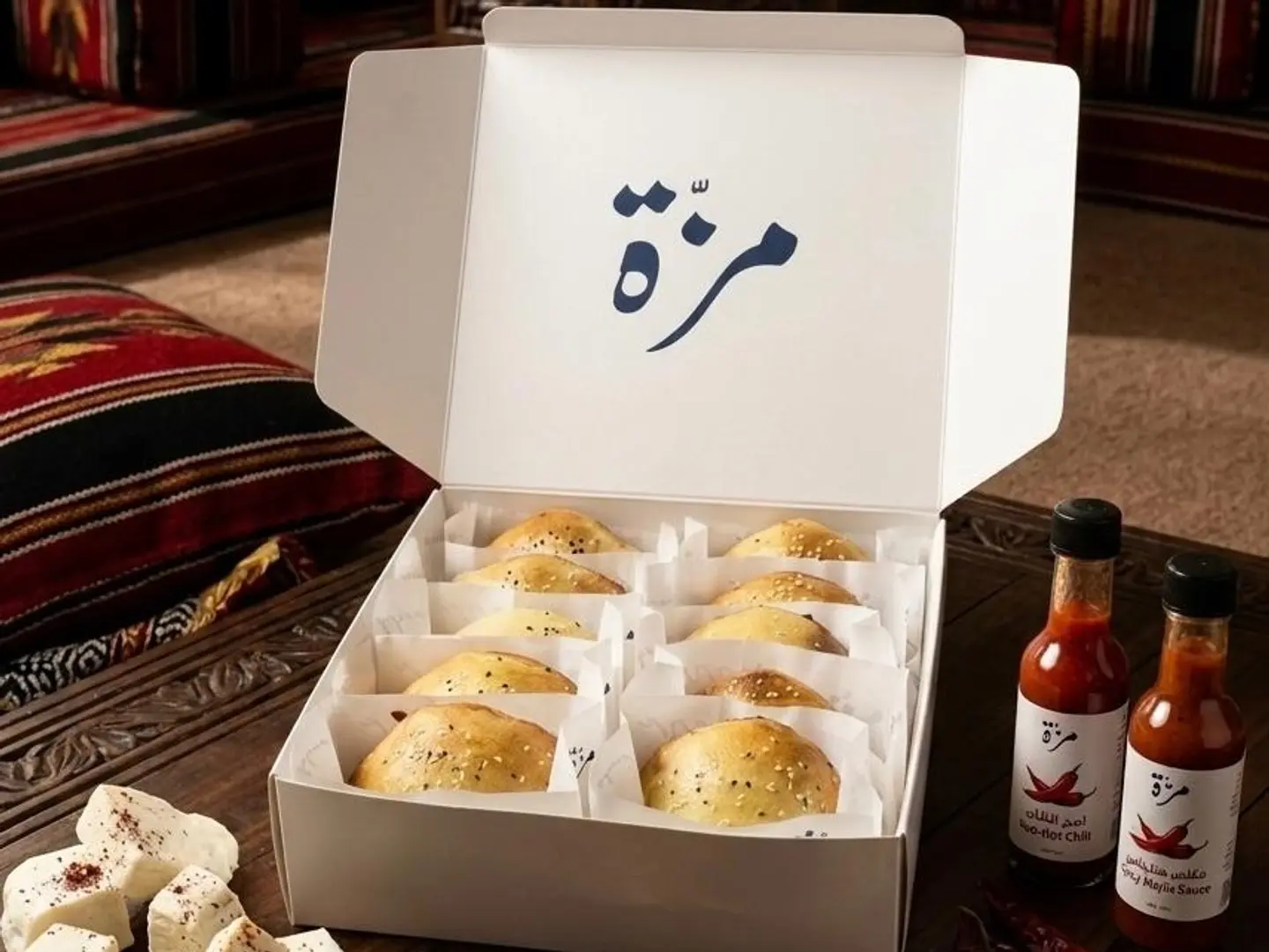 بوكس فطائر الدجاج والبيض