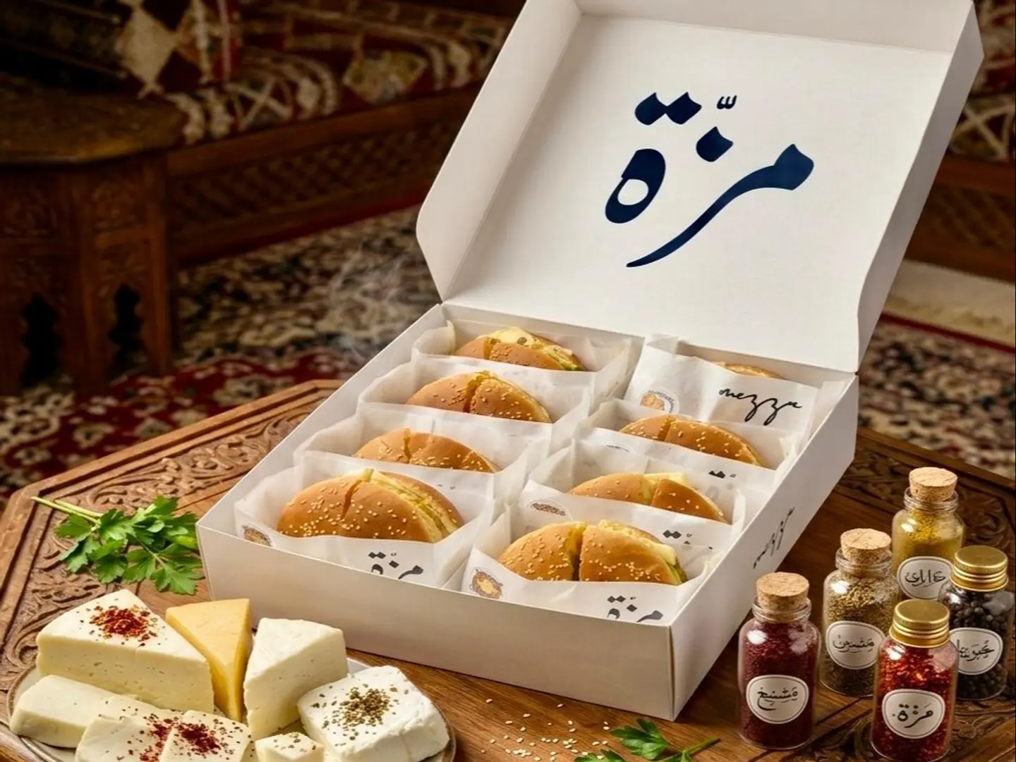 بوكس ساندويتشات الدجاج والبيض