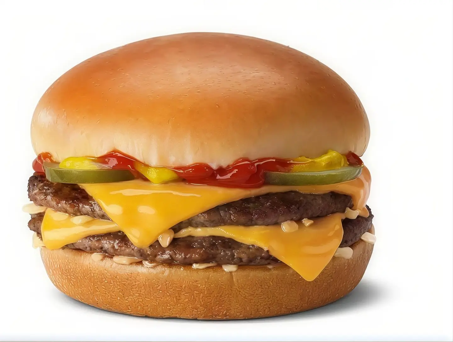 دبل برجر لحم