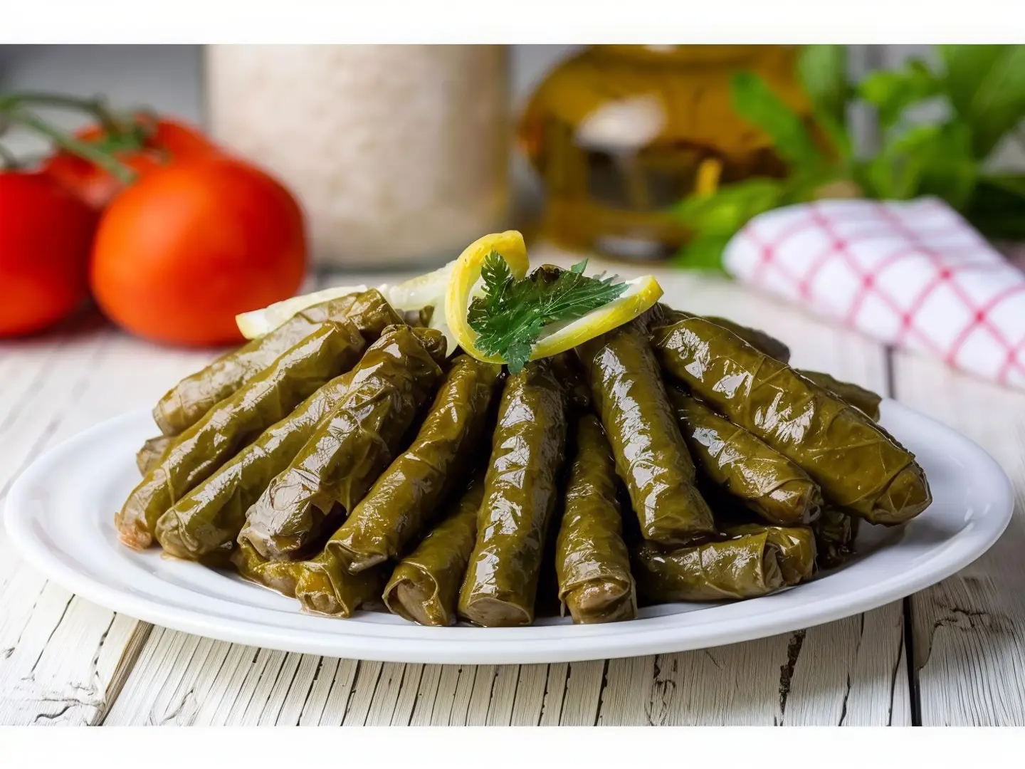 Akkawi With Grape Leaves Tagine