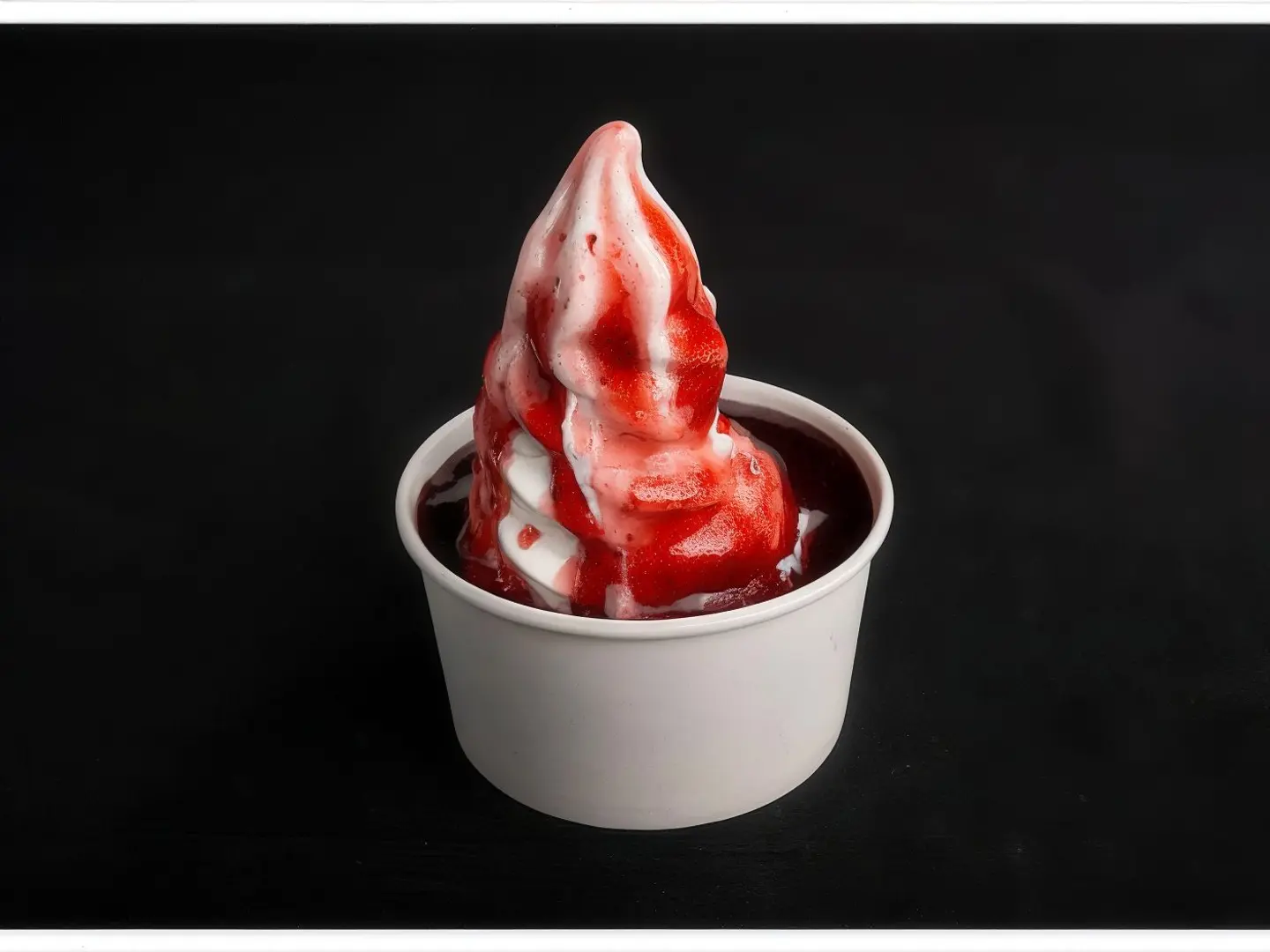 آيسكريم فراولة