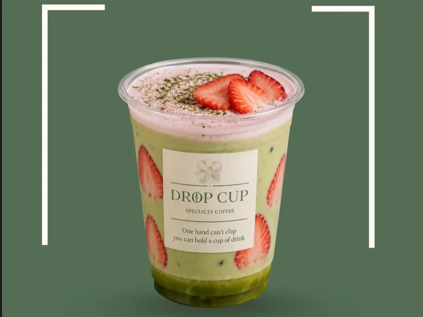Pink Strawberry Matcha
