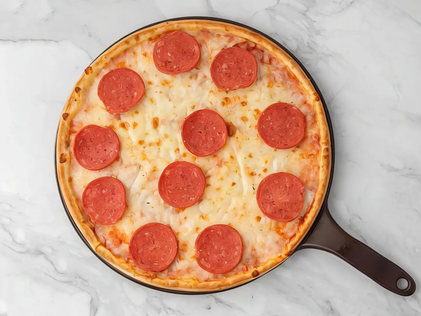 بيتزا بيبروني وسط