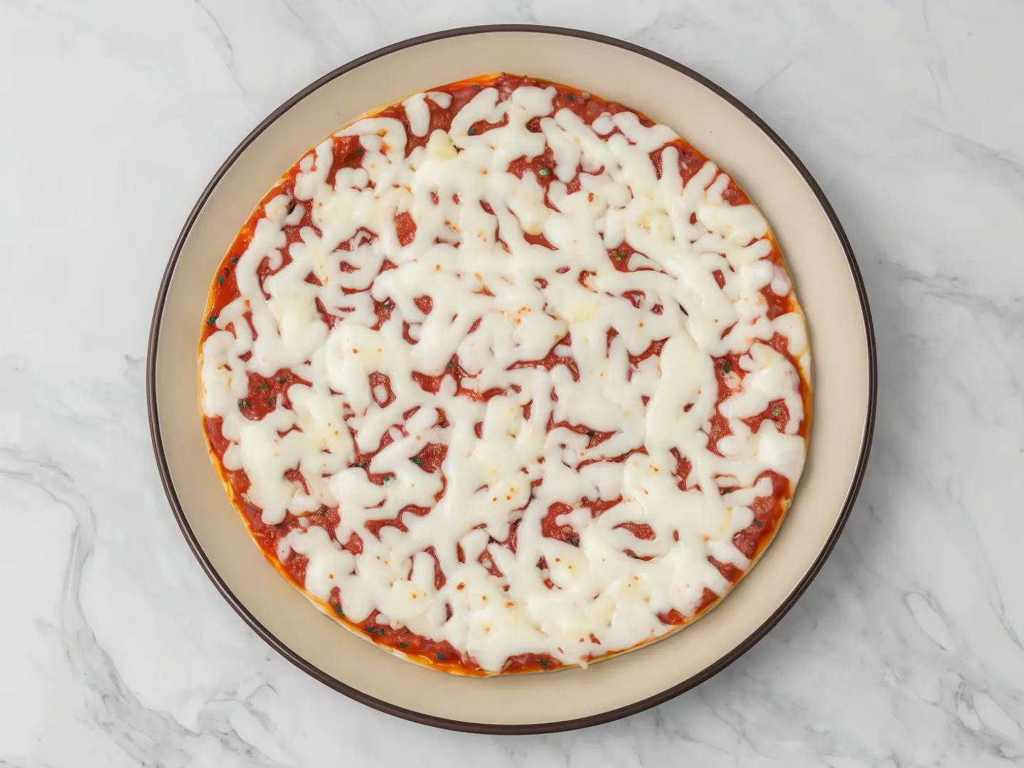 منقوشة محمرة موزاريلا