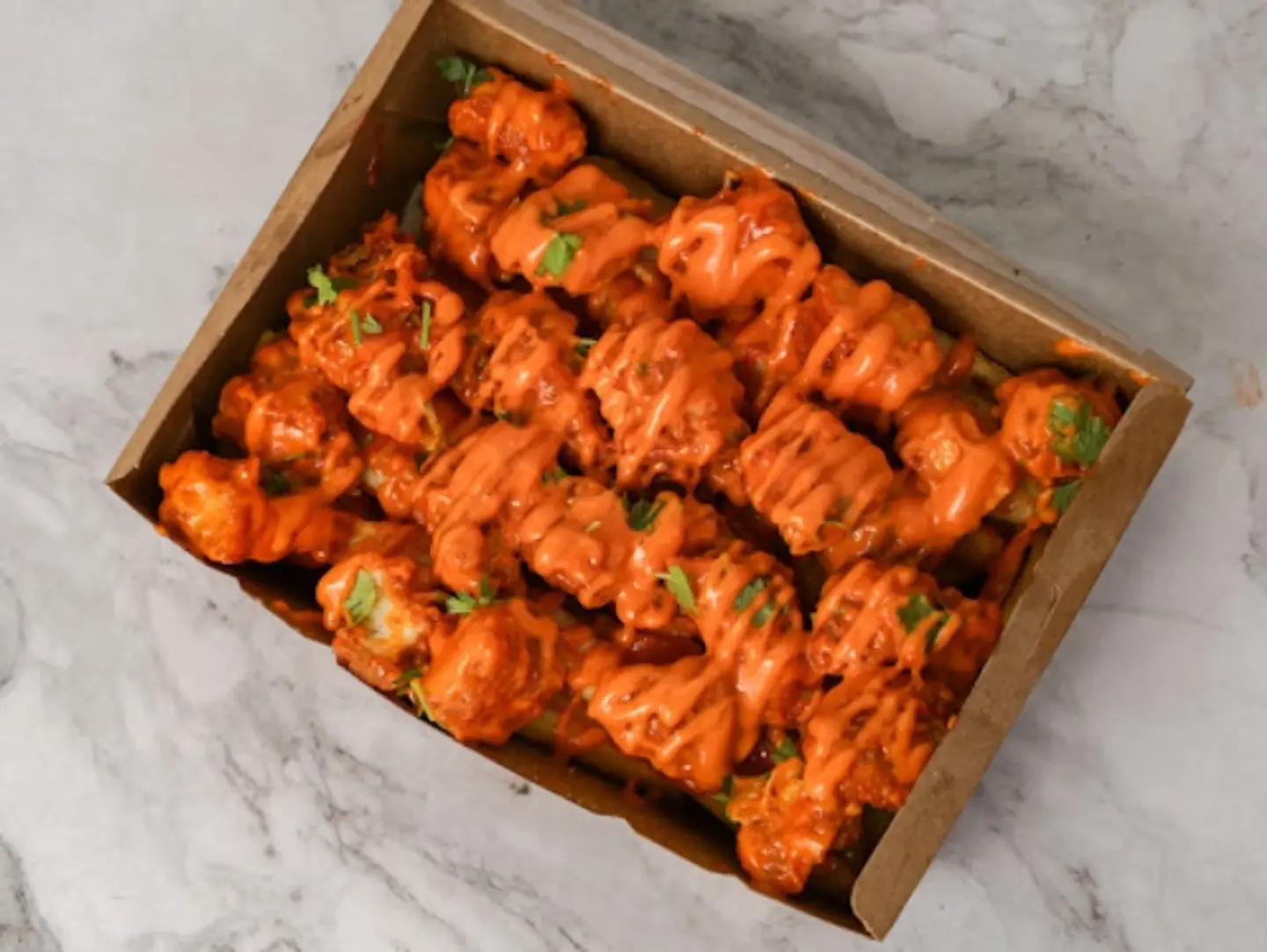 صحن تشيكن فرايز صغير