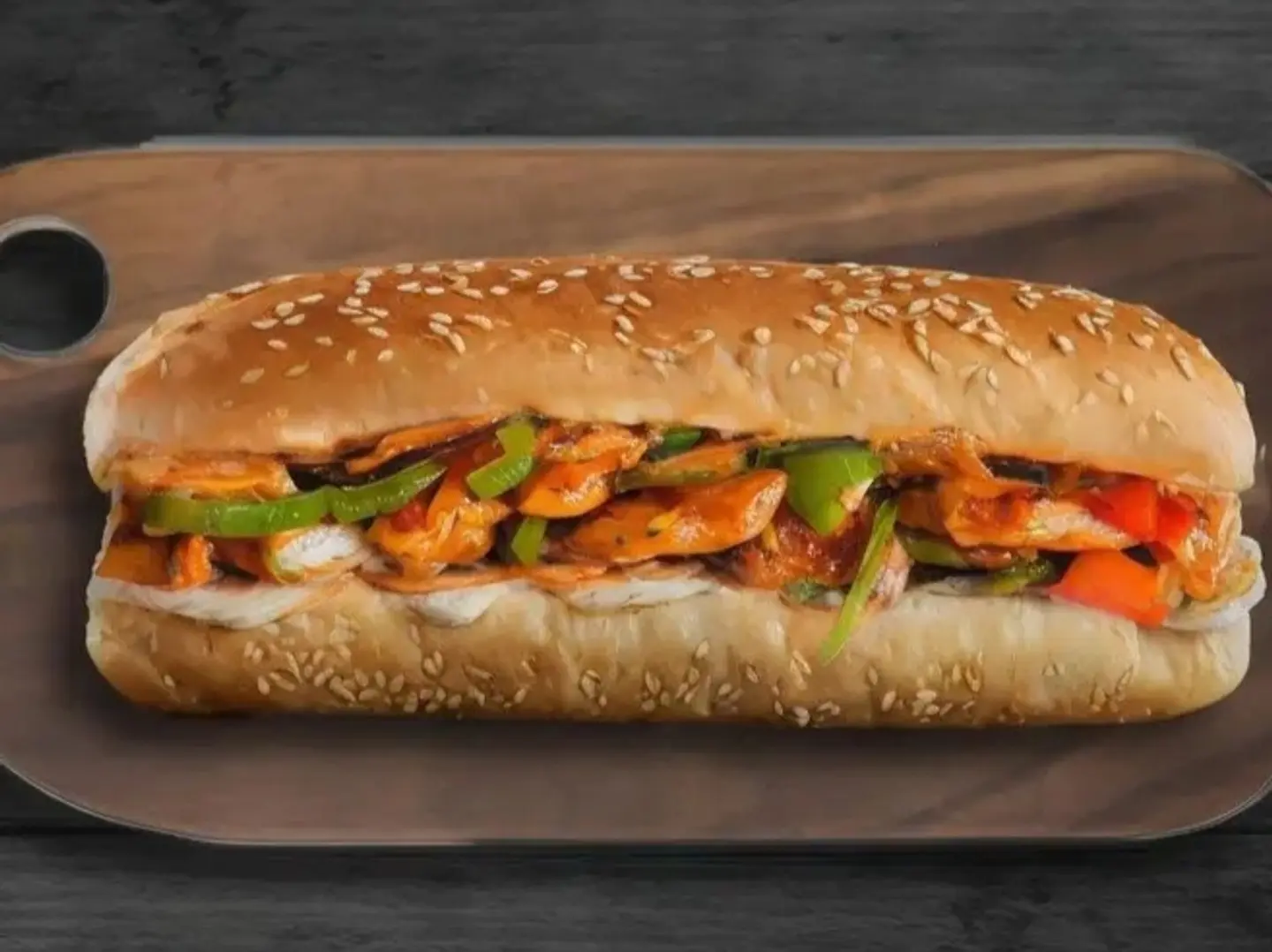 ساندوتش سموكى دجاج