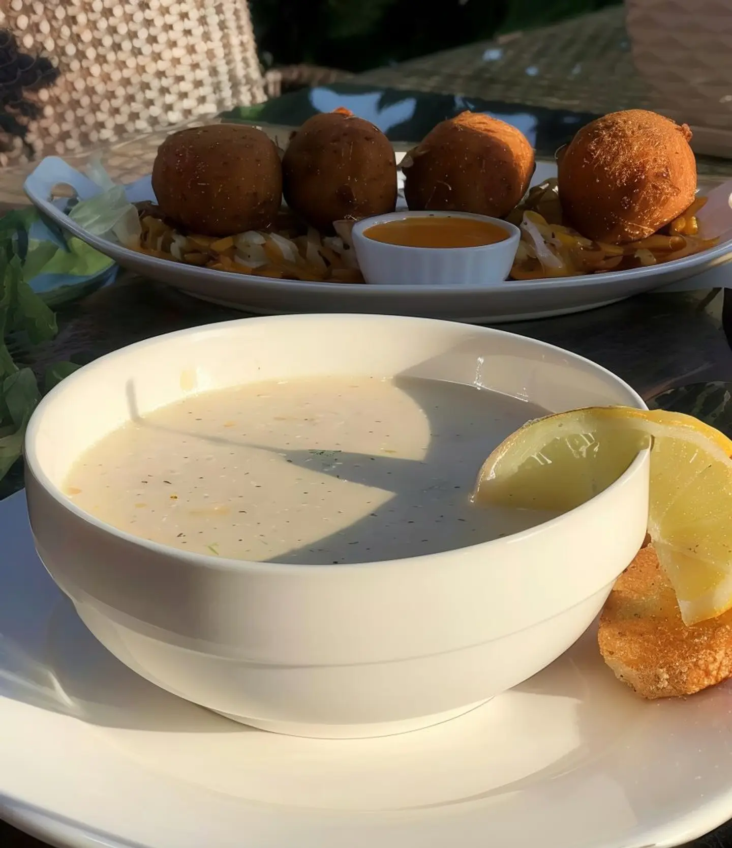 شوربة البطاطس والذرة