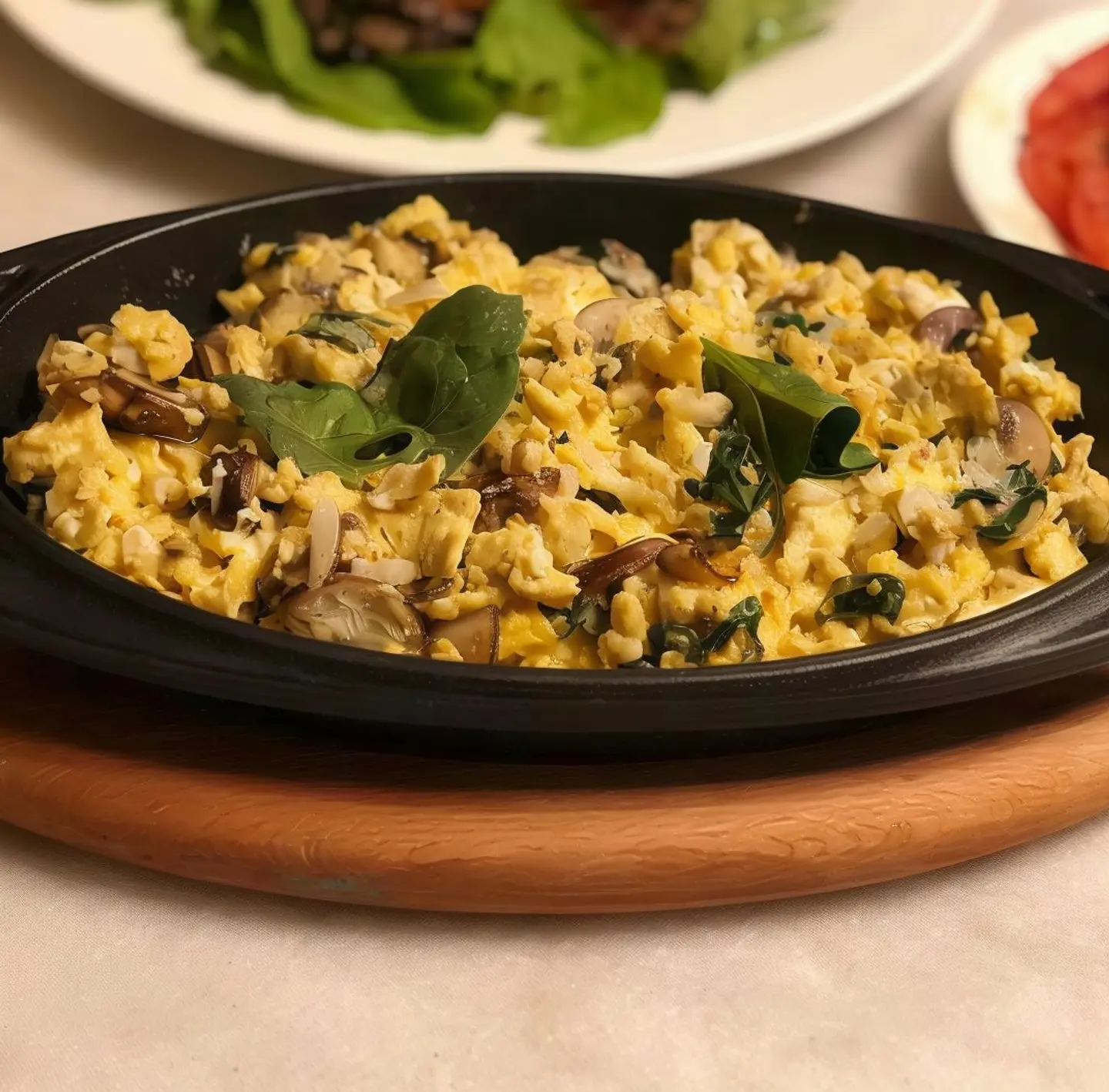 بيض بالمشروم