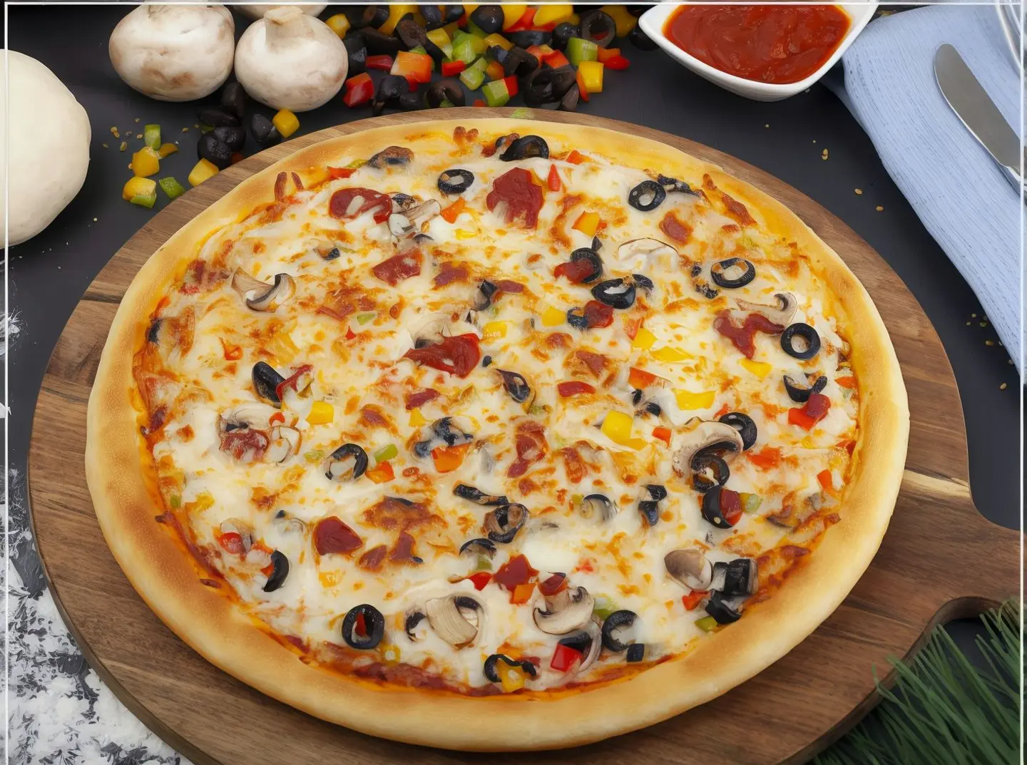 Vegetable Pizza