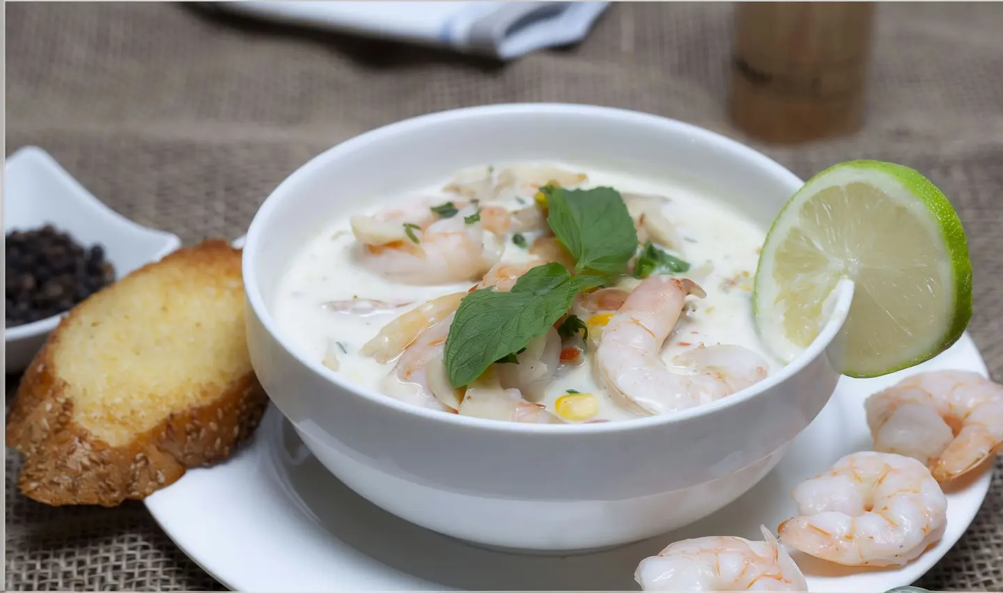 شوربة كريمة بحرية