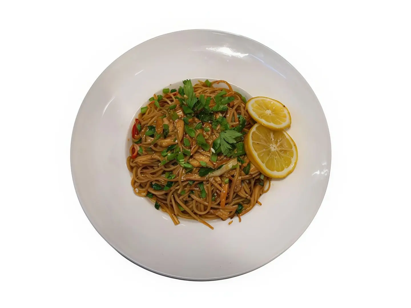 نودلز شنغهاي بالدجاج