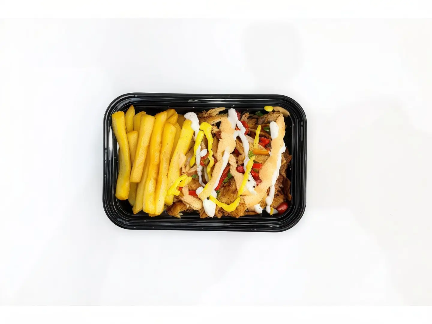 Shredded Chicken Shawarma Plate