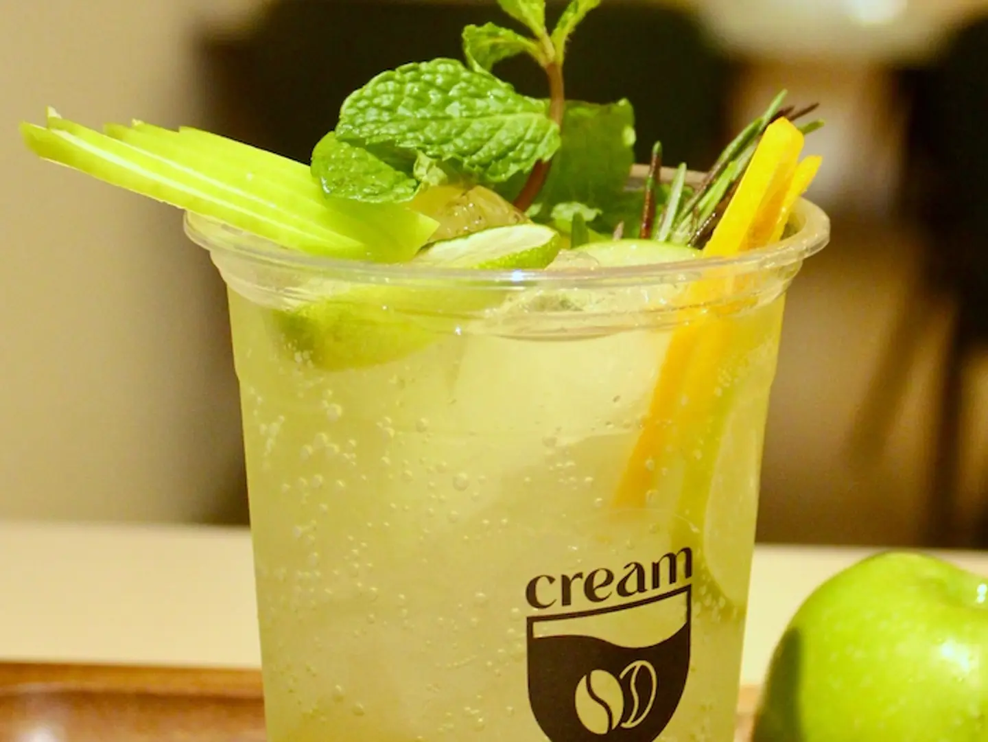 Orange Green Apple Mojito