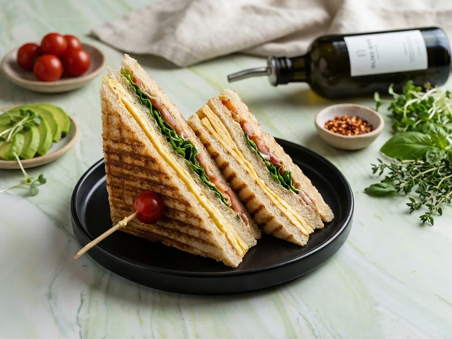 Egg & Cream Cheese Toast