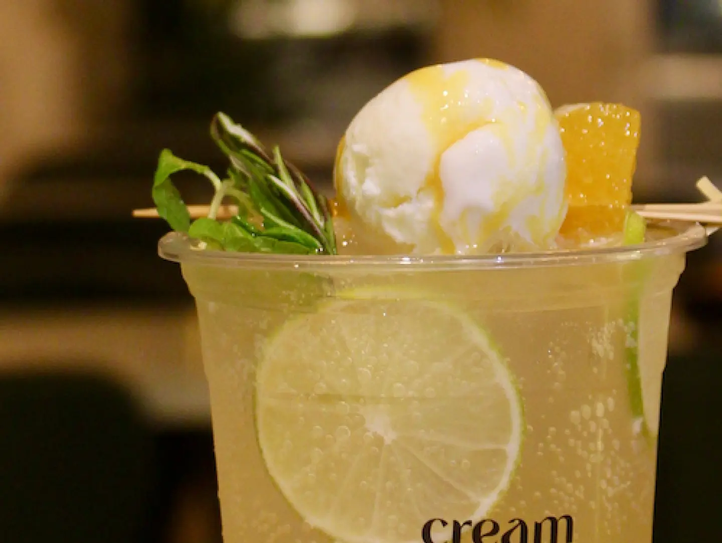 Orange Mango Cream Mojito