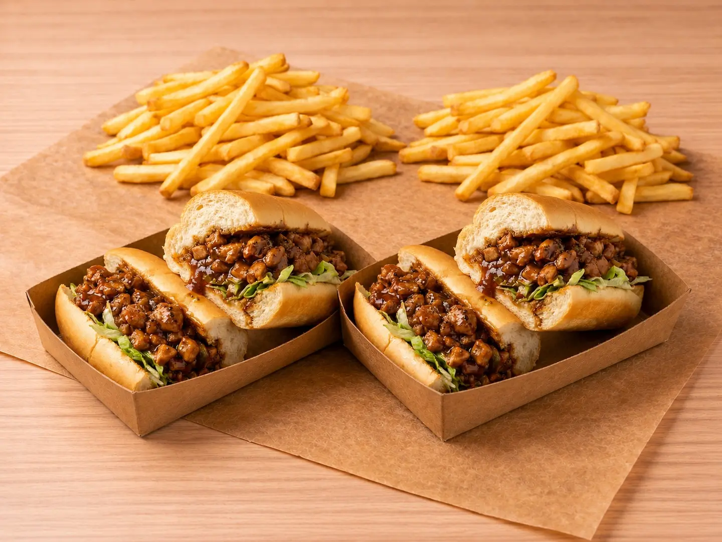 2 Chicken Sandwiches + 2 Fries