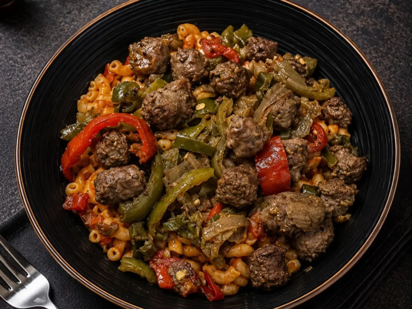 مكرونة المحلاوية بالسجق