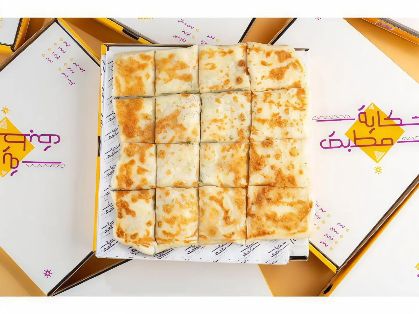 مطبق لبنة بالزعتر