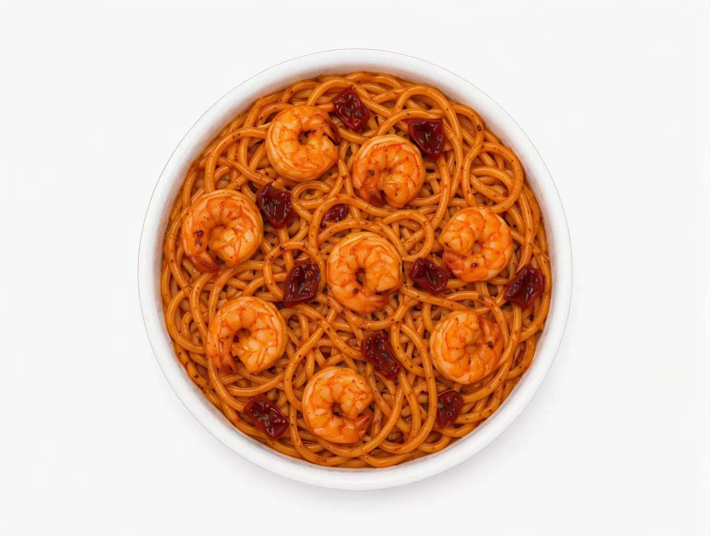 Spaghetti With Shrimp