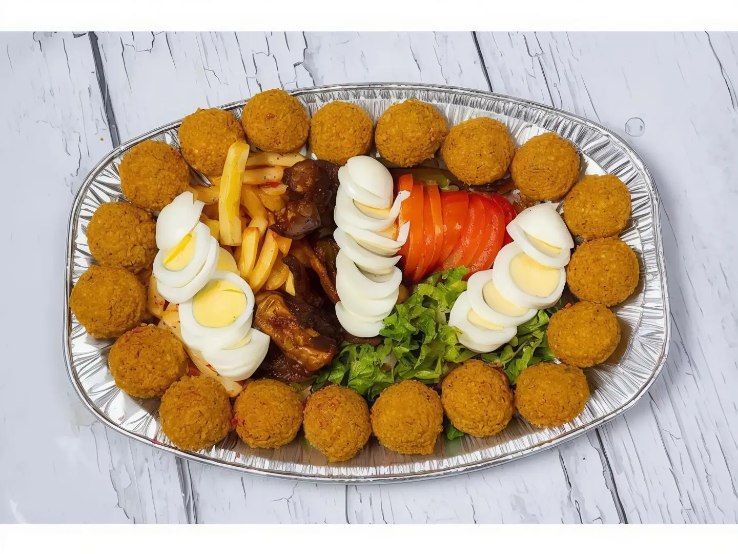 صحن فلافل عربي