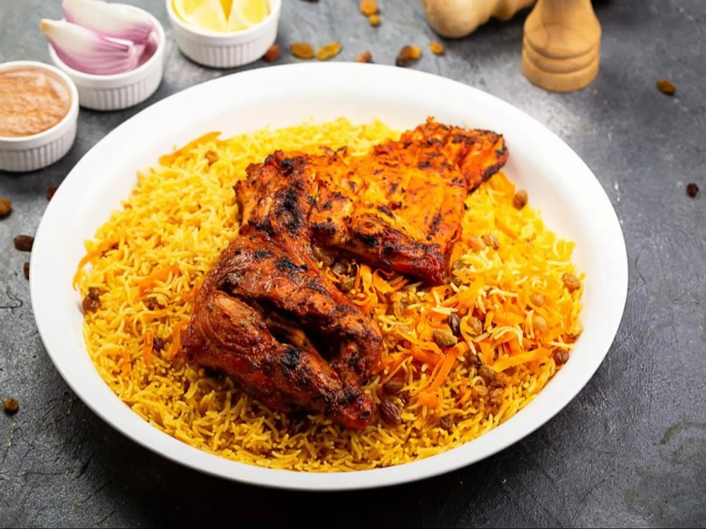 Half Charcoal With Rice