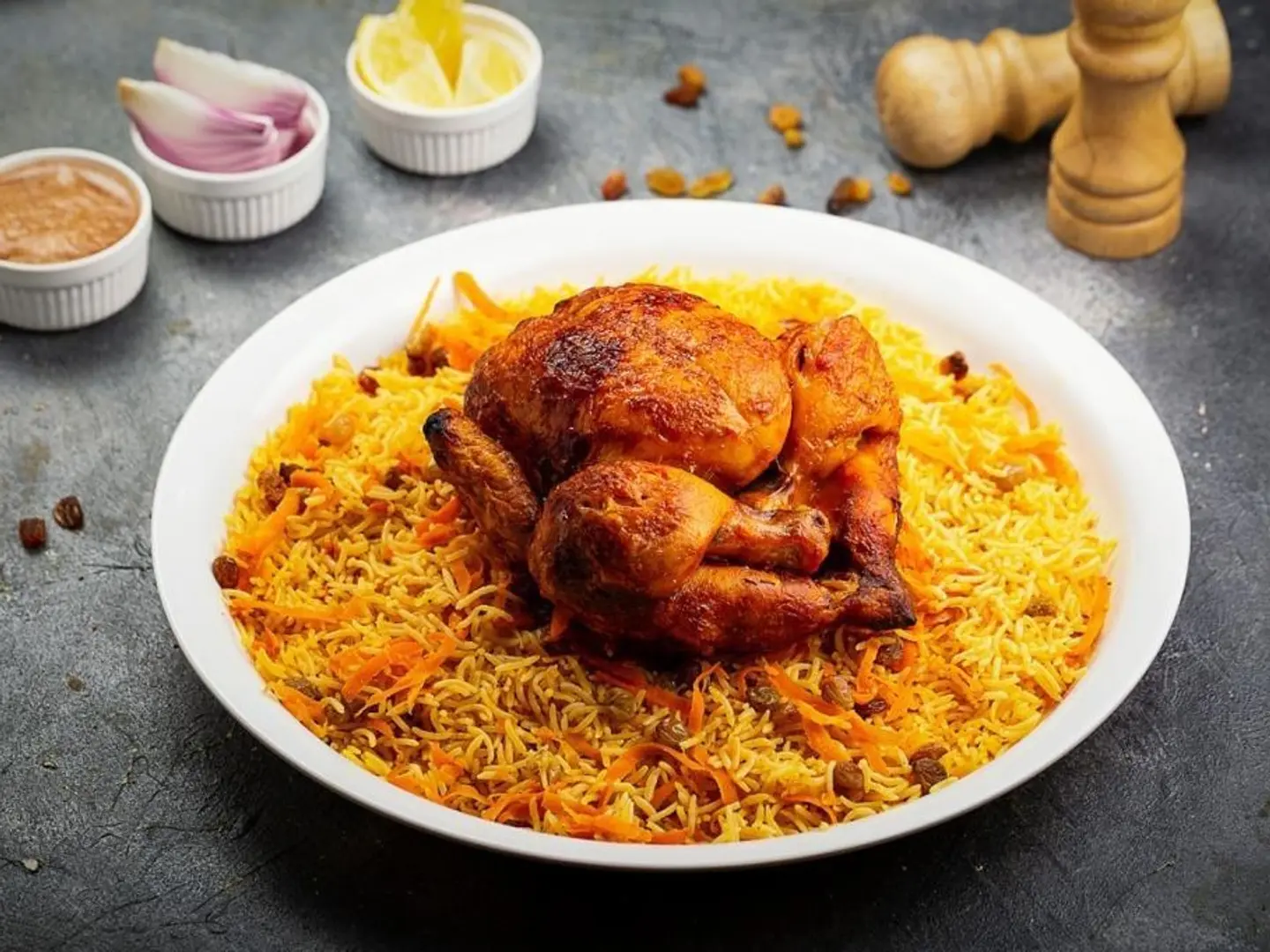 Grilled Piece With Rice