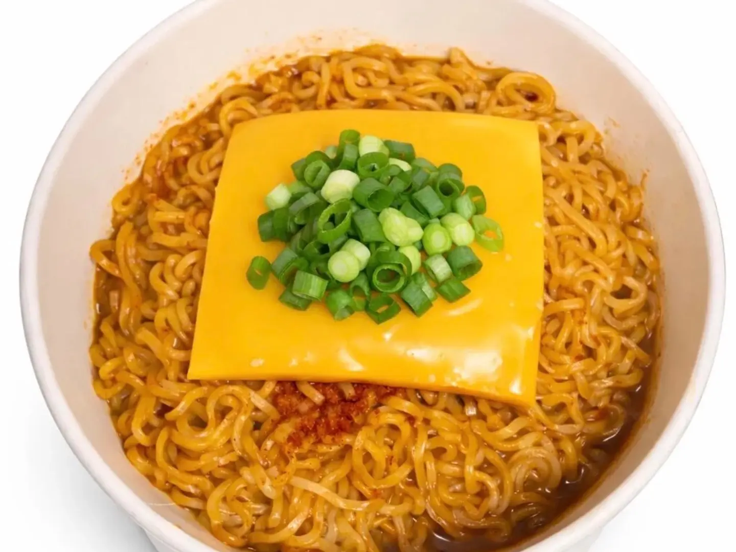 Indomie With Soy Sauce And Cheese