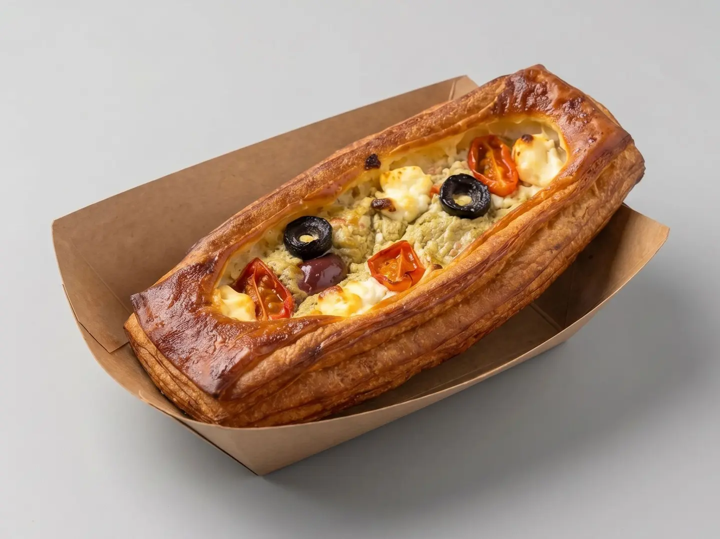 كرواسون بيستو بالجبنه البيضاء