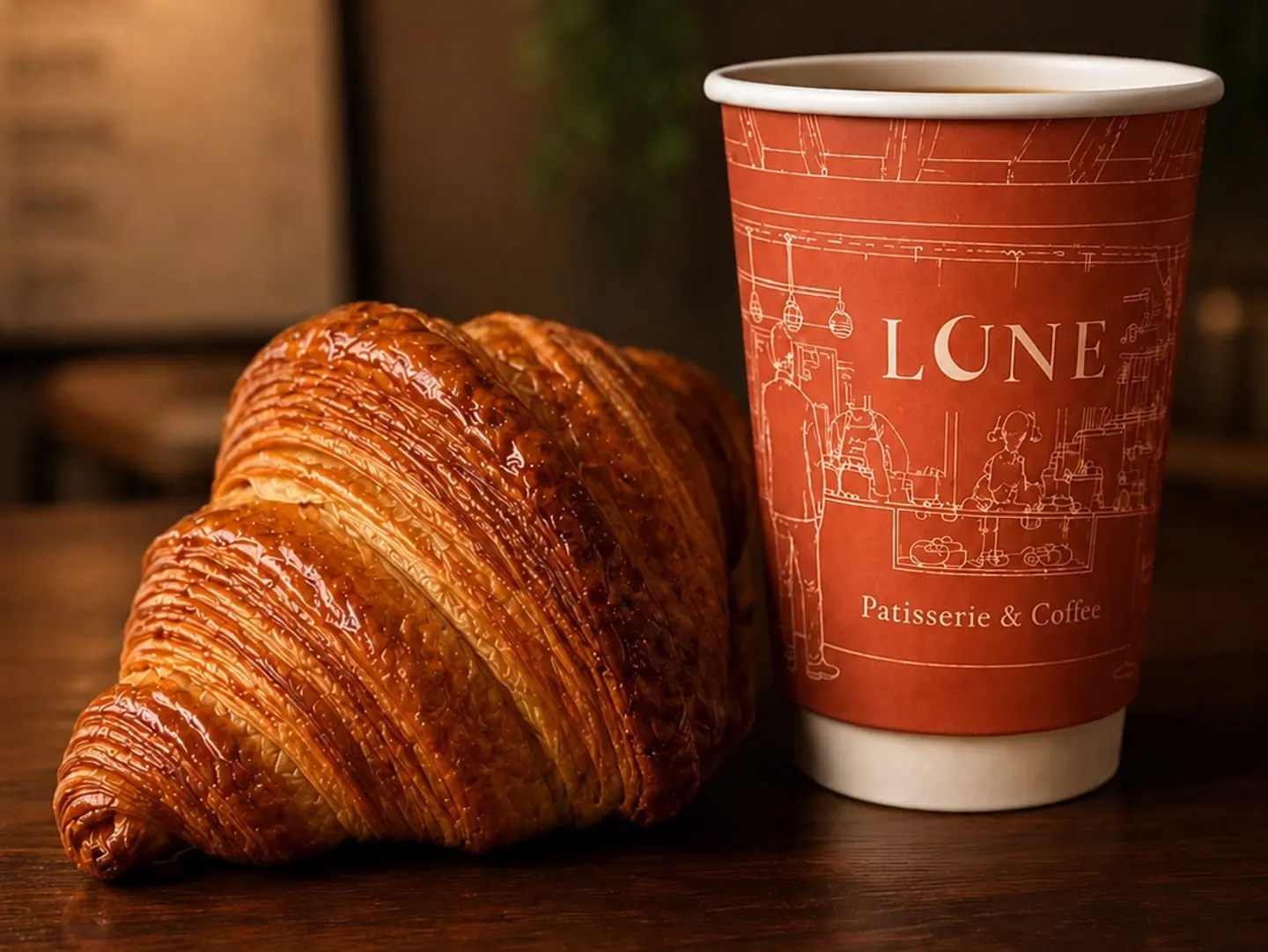 Offer Of Your Choice Coffee With Croissant