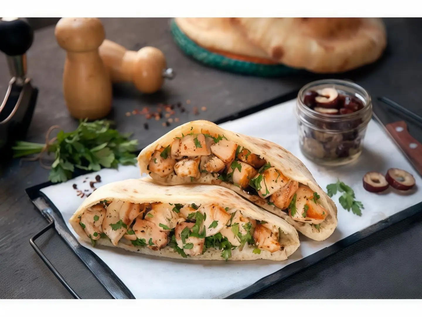 Shish Taouk Sandwich