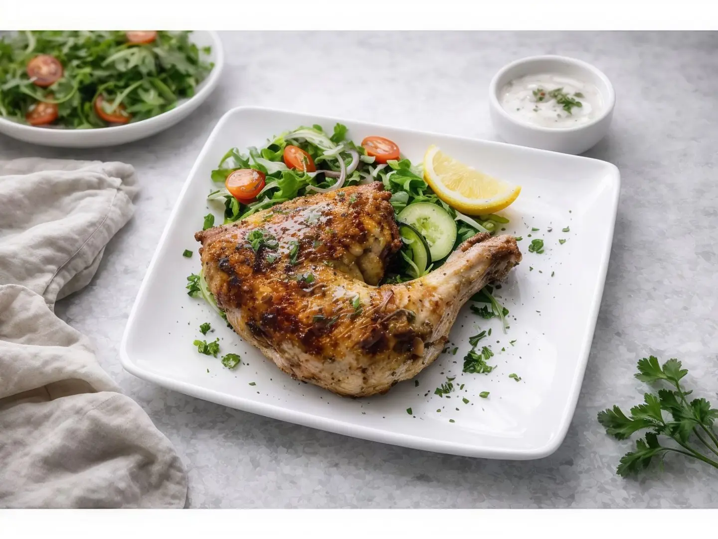 Quarter Fried Chicken Thigh