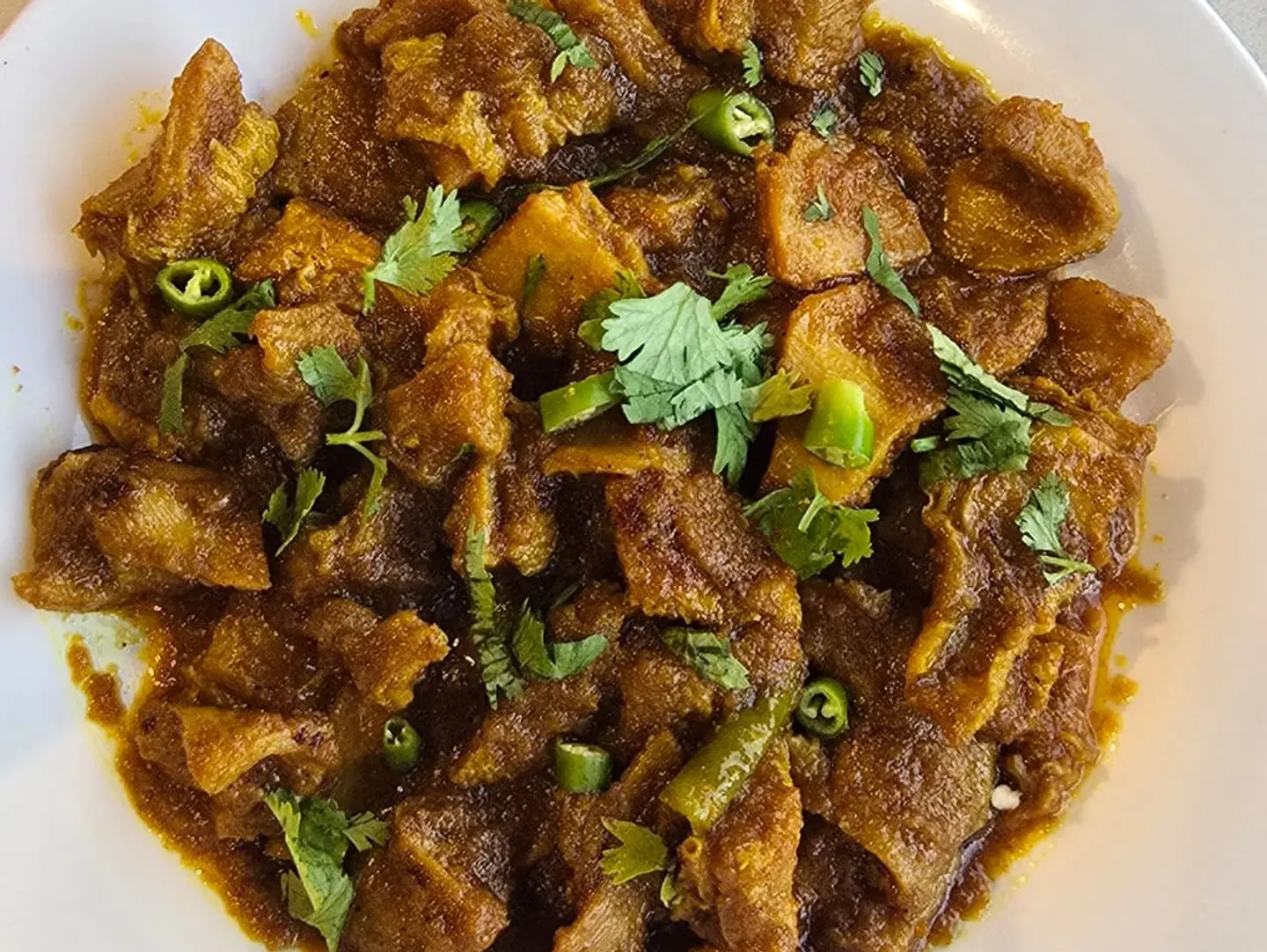 Cow Buri With Roti Medium Spicy