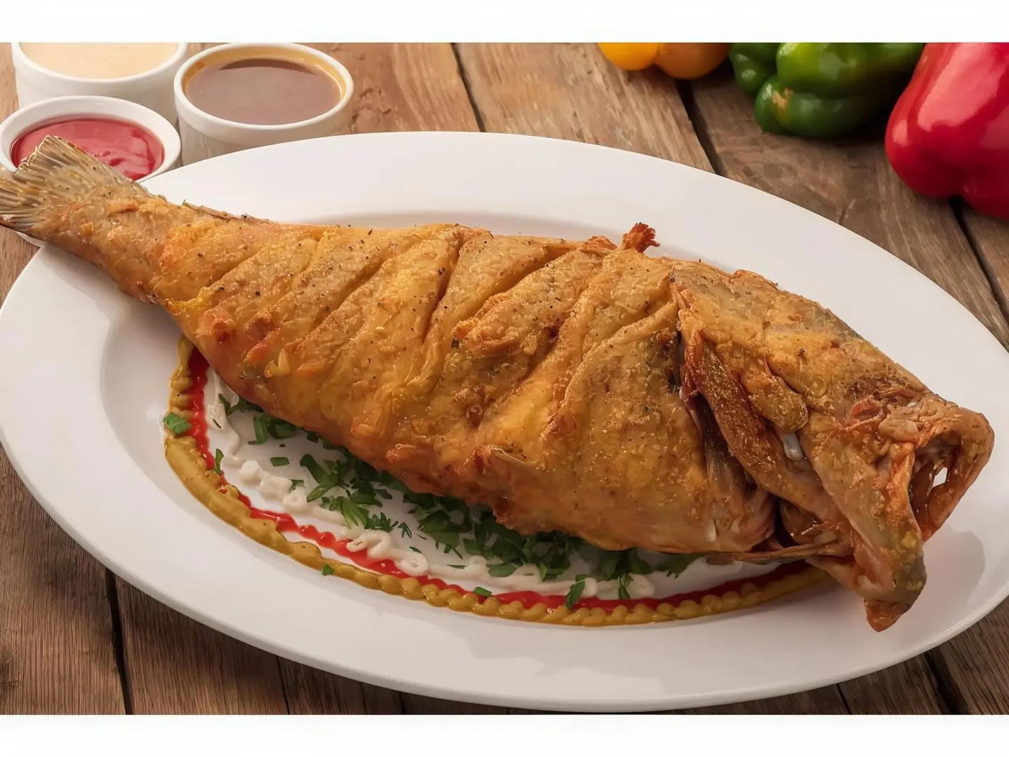 Hamour Fish - Oven Cooking