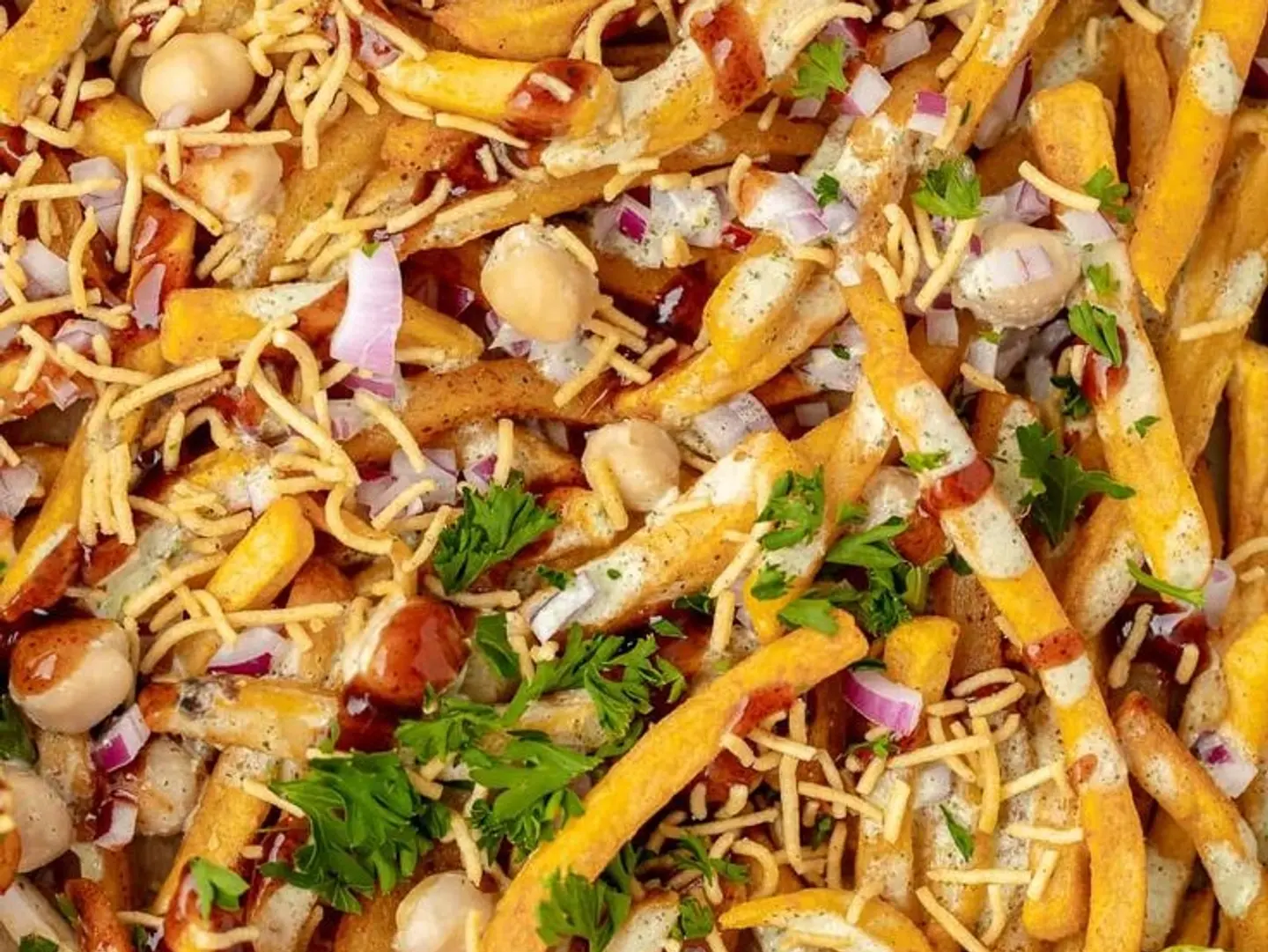 Indian Chaat Fries
