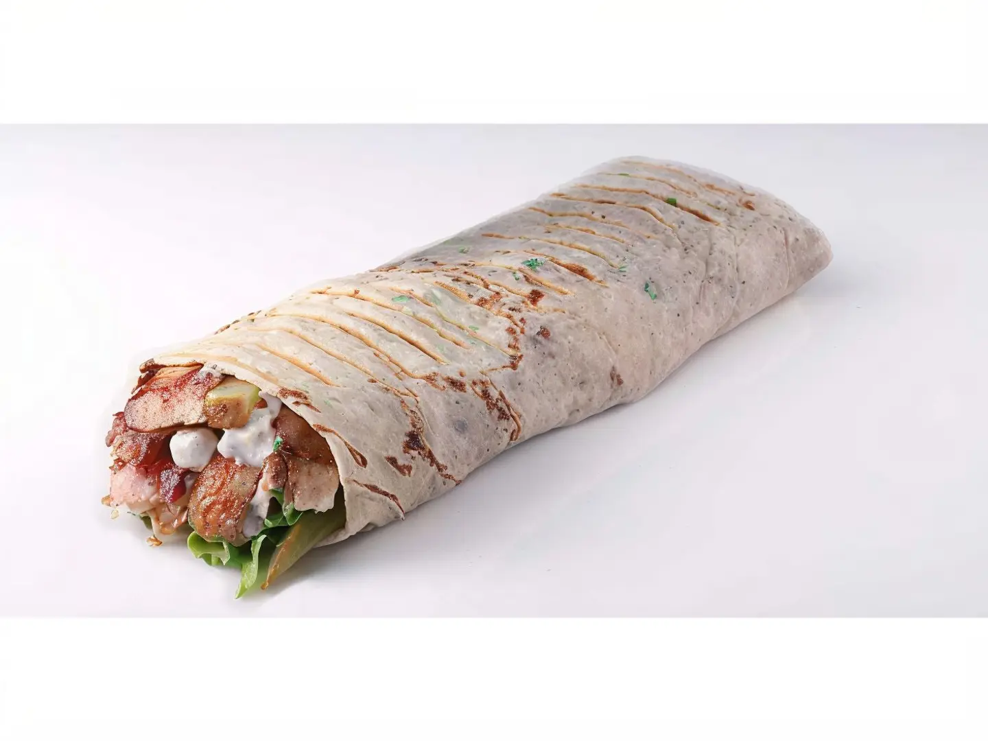 Falafel Sandwich With Saj Bread