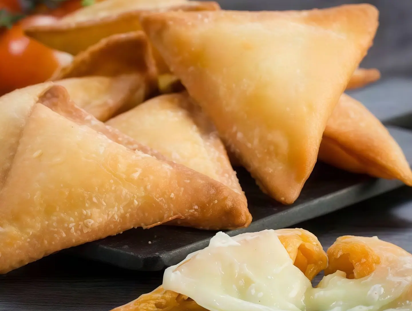 Samosa 13 Pièces, Assortiment De Poulet, Viande Et Fromage
