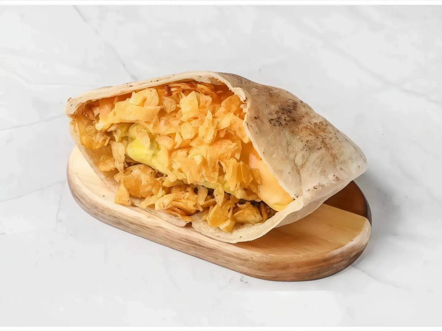 Fried Potato Sandwich - Without Eggs