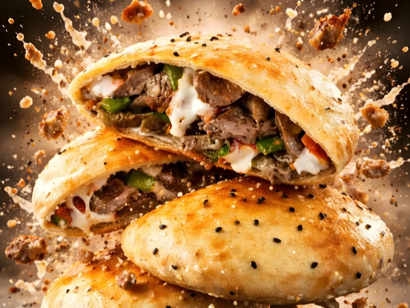 فطيرة كبده بالجبن