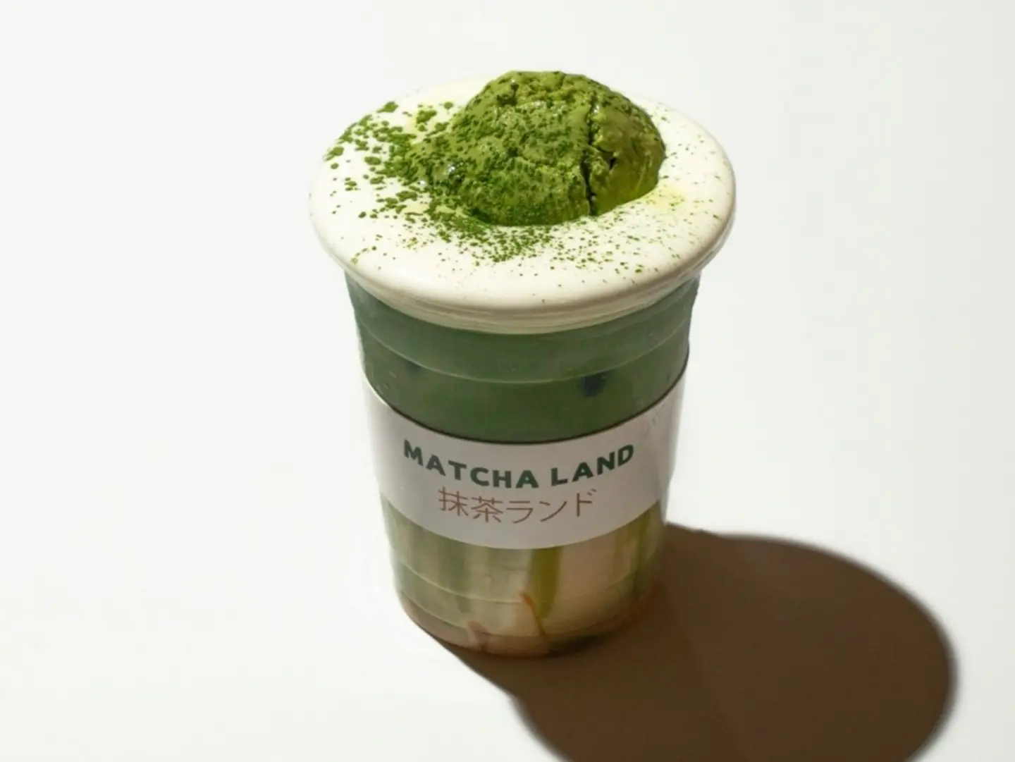 Iced Matcha Salted Caramel