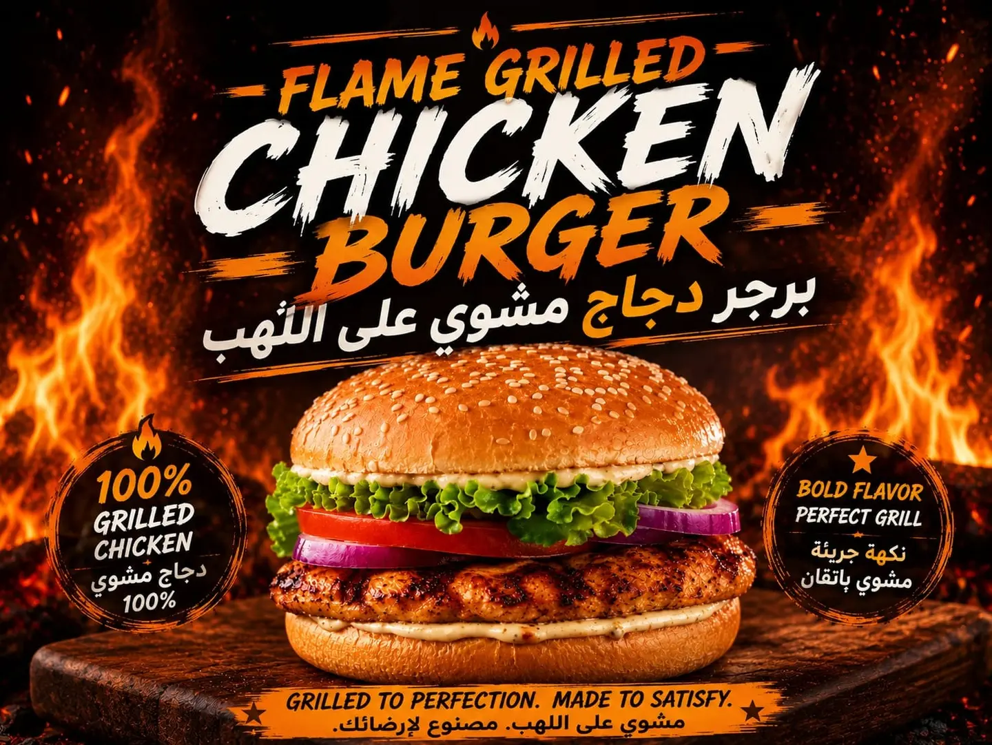 Grill Beef Burger